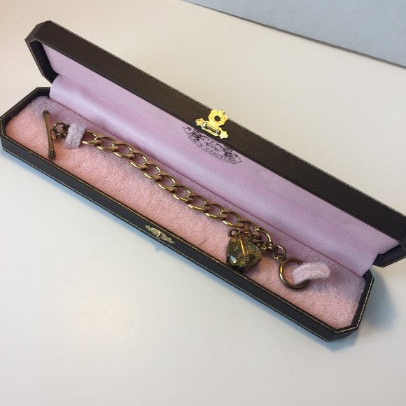 💚🏆💎JUICY COUTURE Gold Charm Bracelet💎🏆💚 - Picture 1 of 4